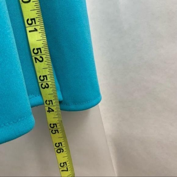 Vintage 60s Blue Full Length Casual House Dress Large - Picture 9 of 13